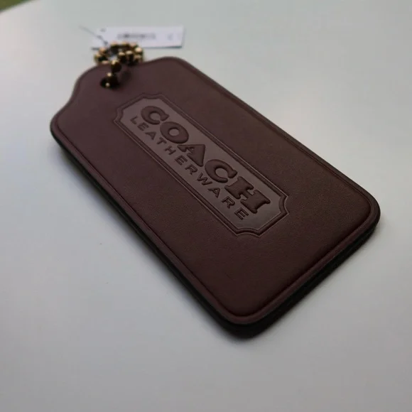 NWT Coach XL Hangtag Bag Charm - Picture 2 of 4